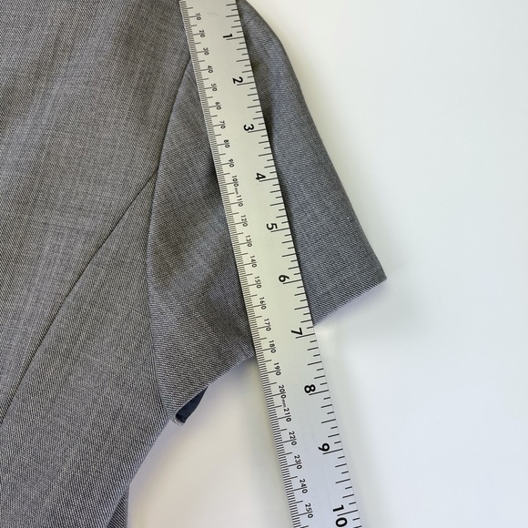 Escada Wool Dress Sheath Gray Women Size 36 US 4 - Picture 8 of 10